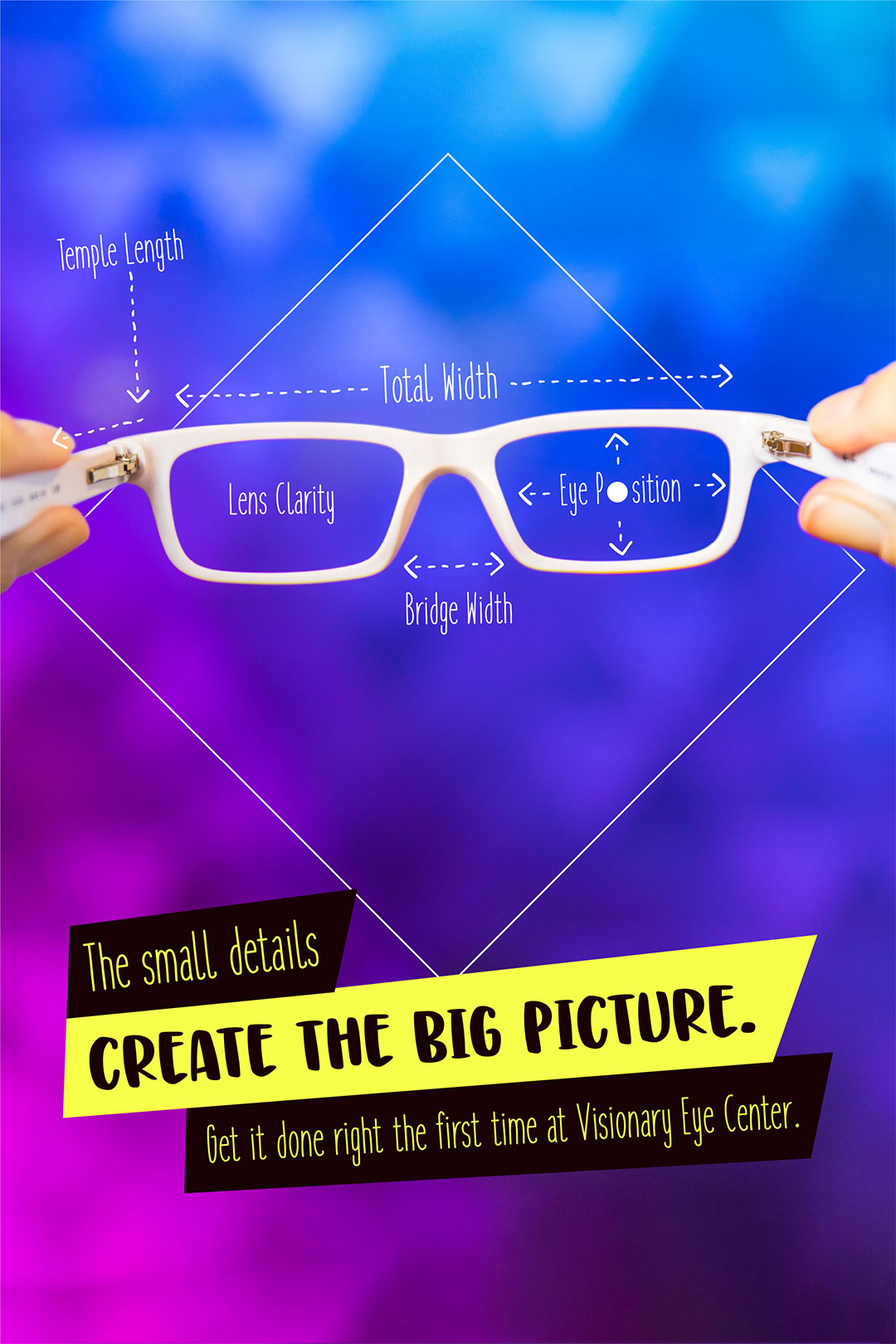 Better Vision Ad Campaign poster design