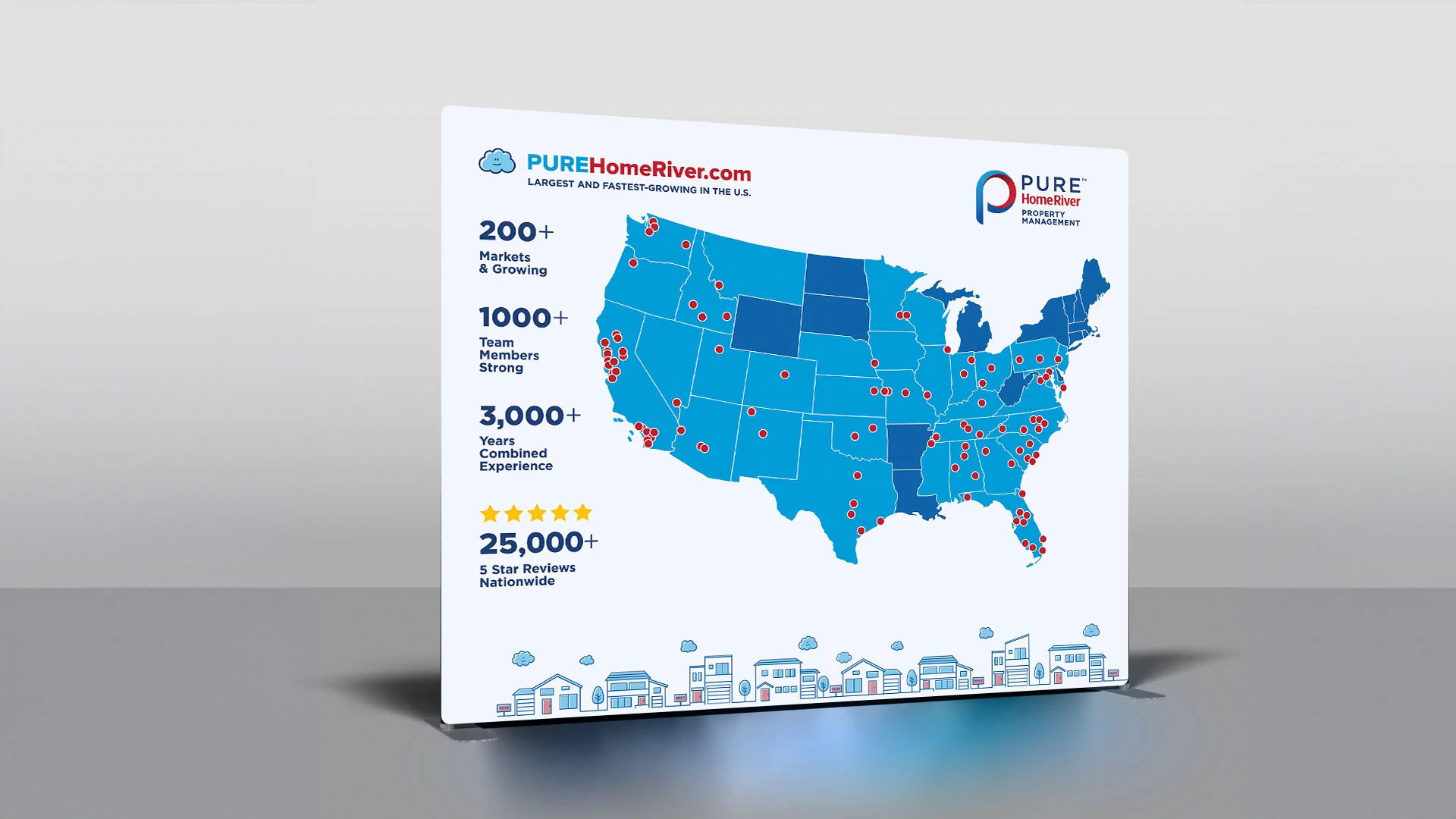 PURE Home River Trade Show booth