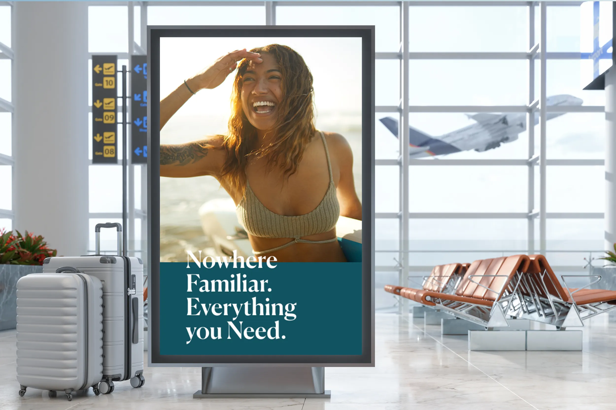 Airport travel Ad