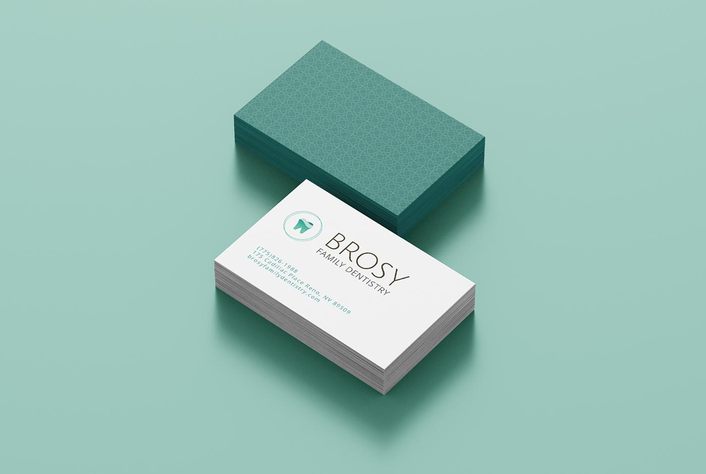 Brosy Brand Guidelines business cards