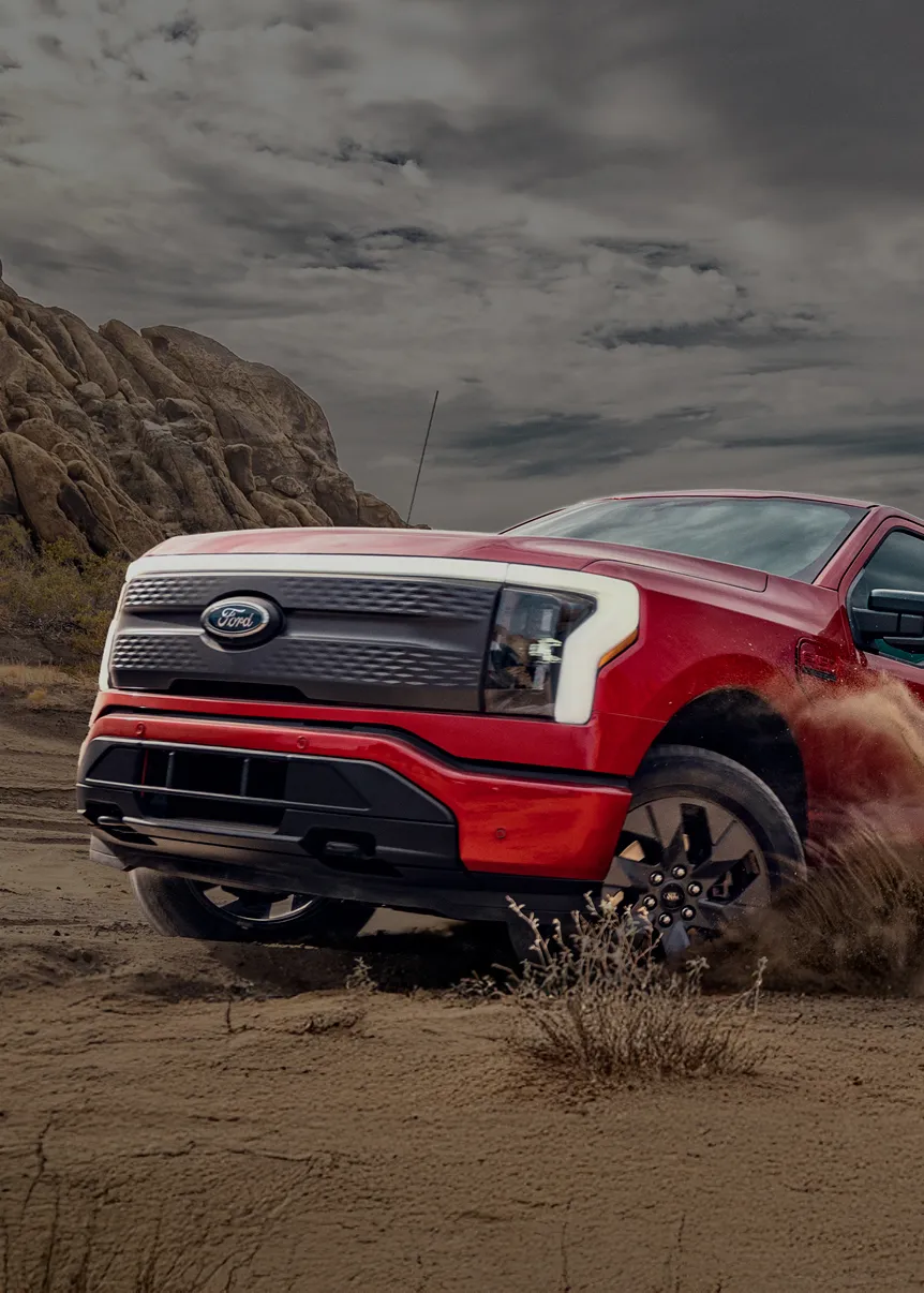 Truck driving through Northern Nevada desert