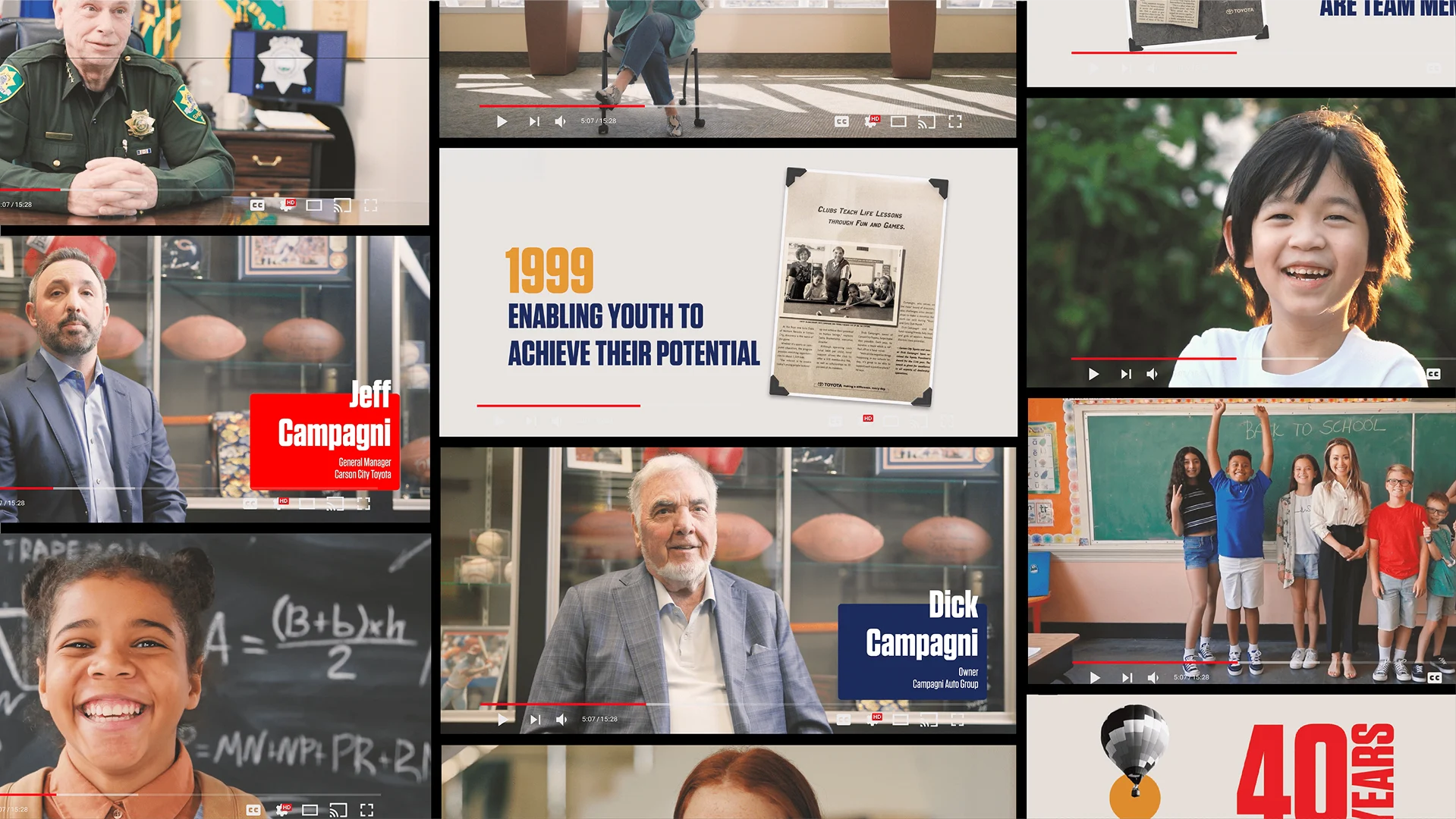Campagni Cares Screen Grabs