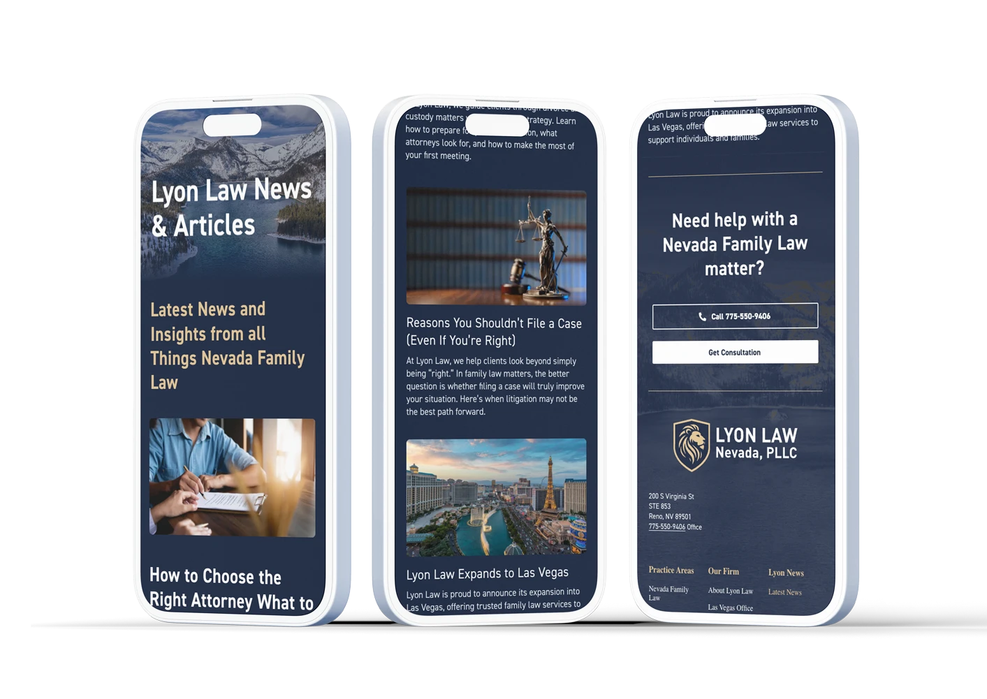 Lyon Law iPhone Mockup