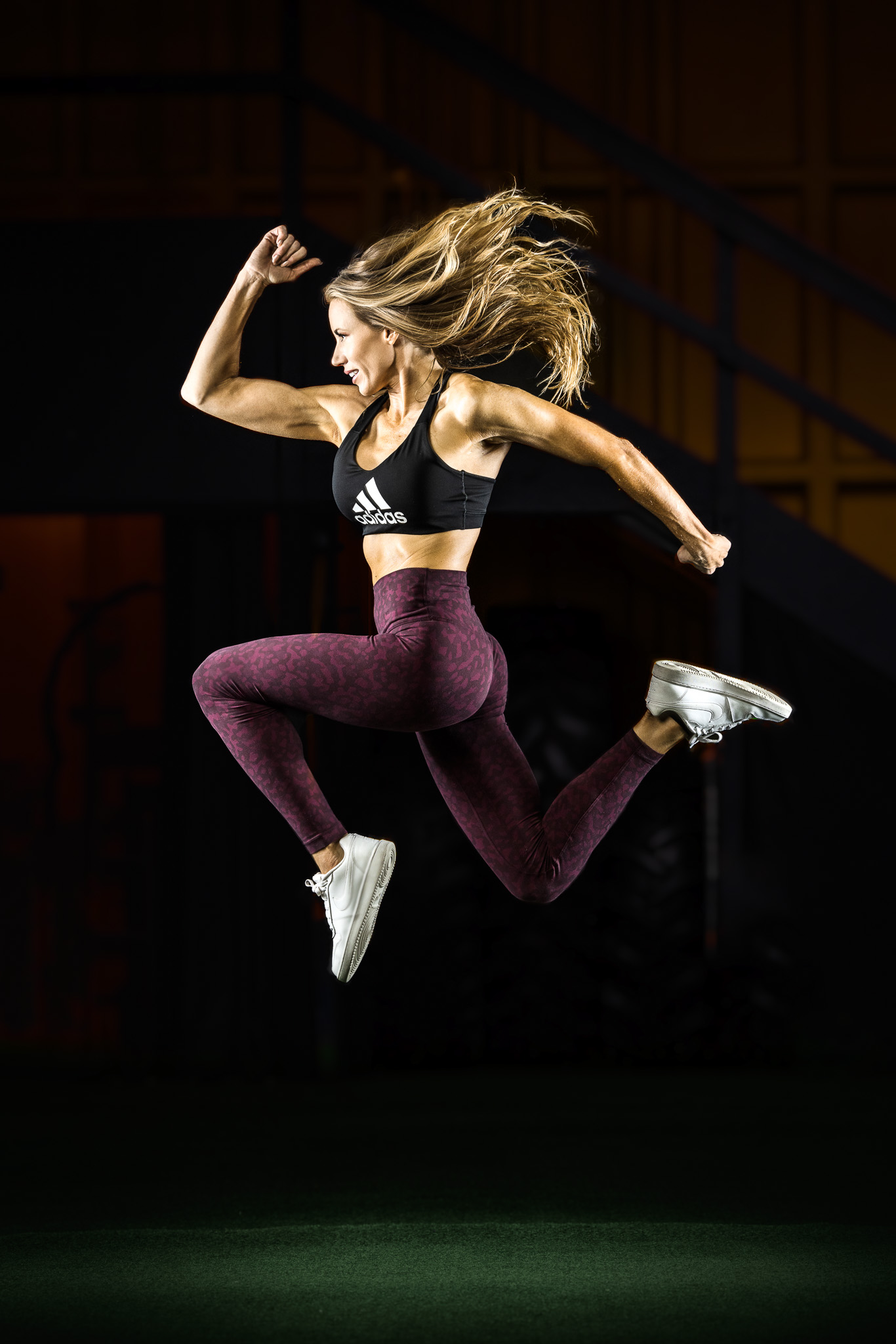 Commerical photography fitness action