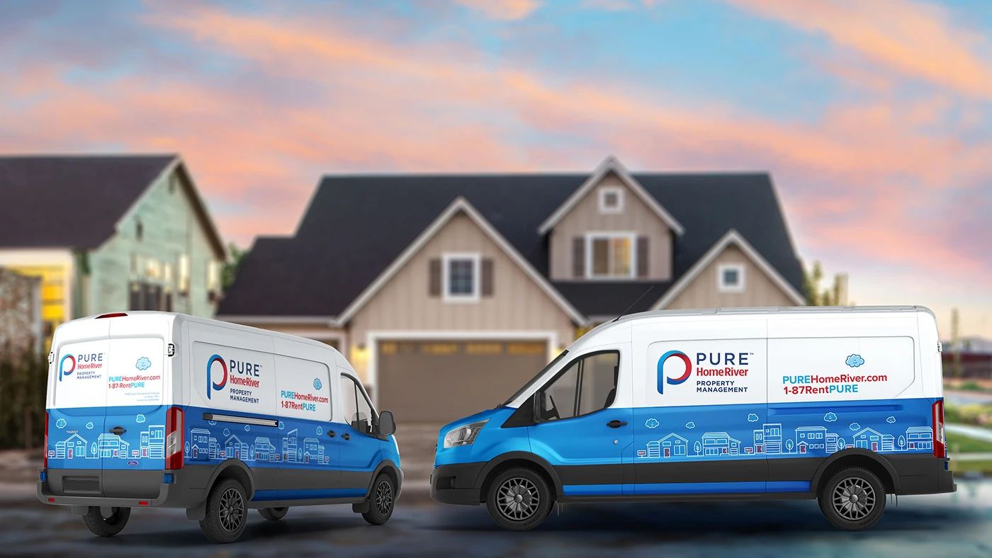 PURE Home River vehicle wraps